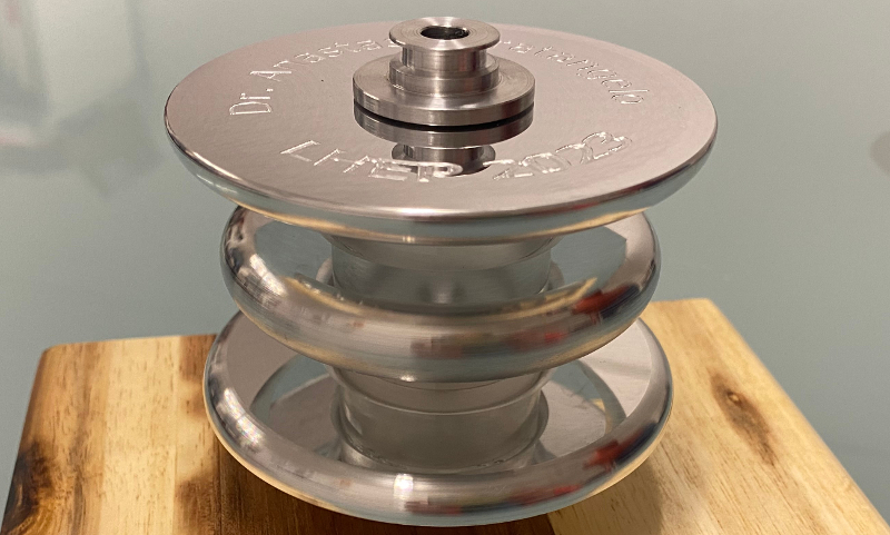Model of the n2EDM electrode stack 27.11.2023