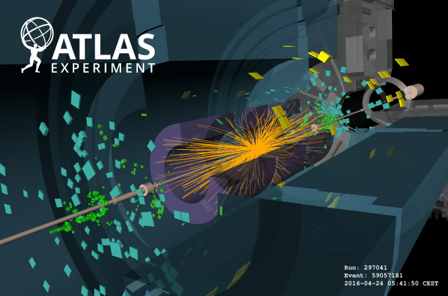 ATLAS event 3D render